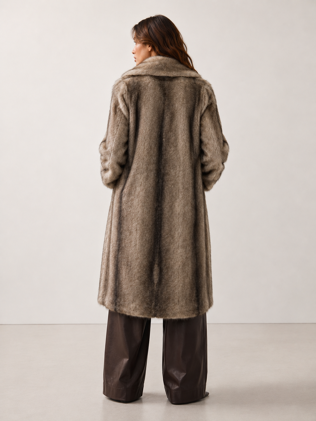Nessa Oversized Faux Fur Long Coat