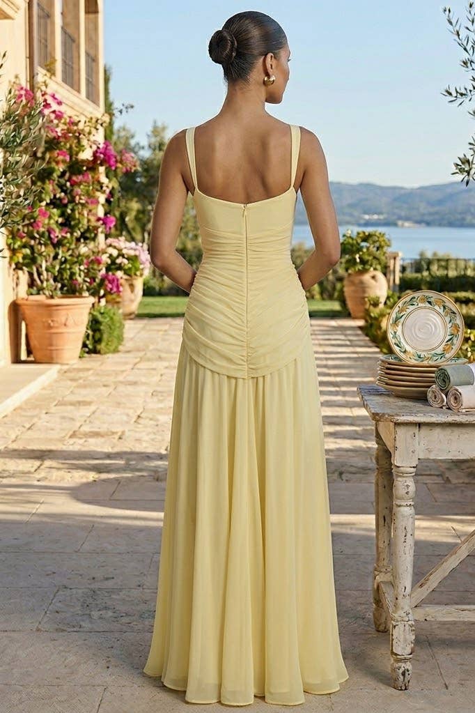 Vera Elegant Maxi Column Dress