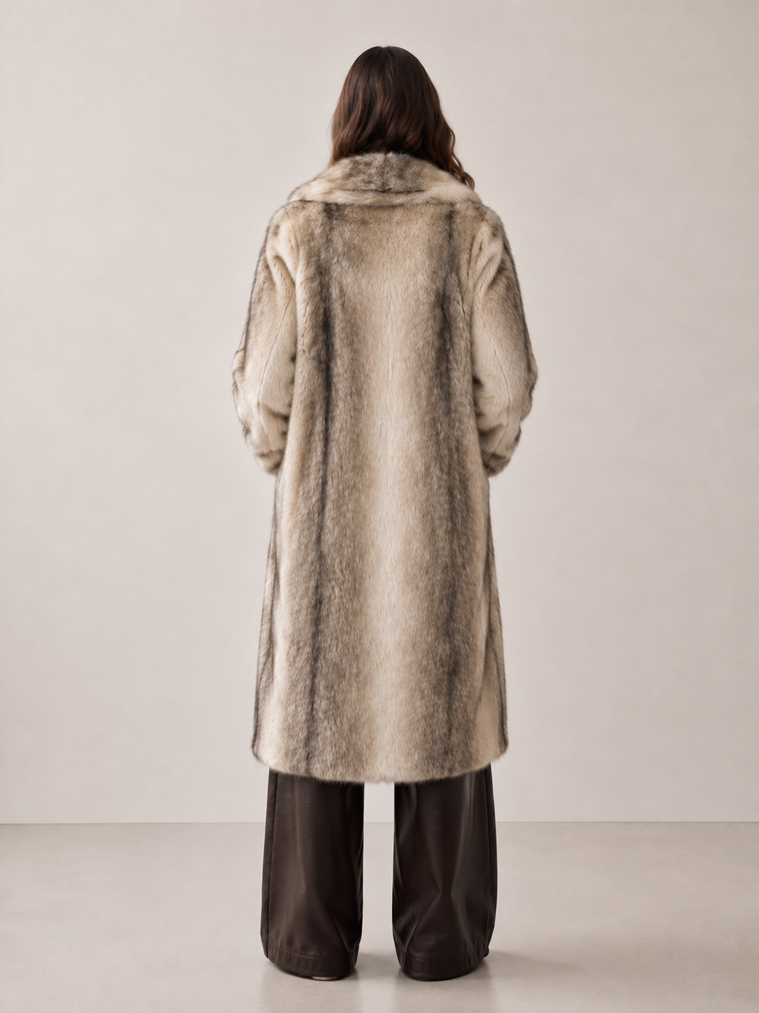 Nessa Oversized Faux Fur Long Coat