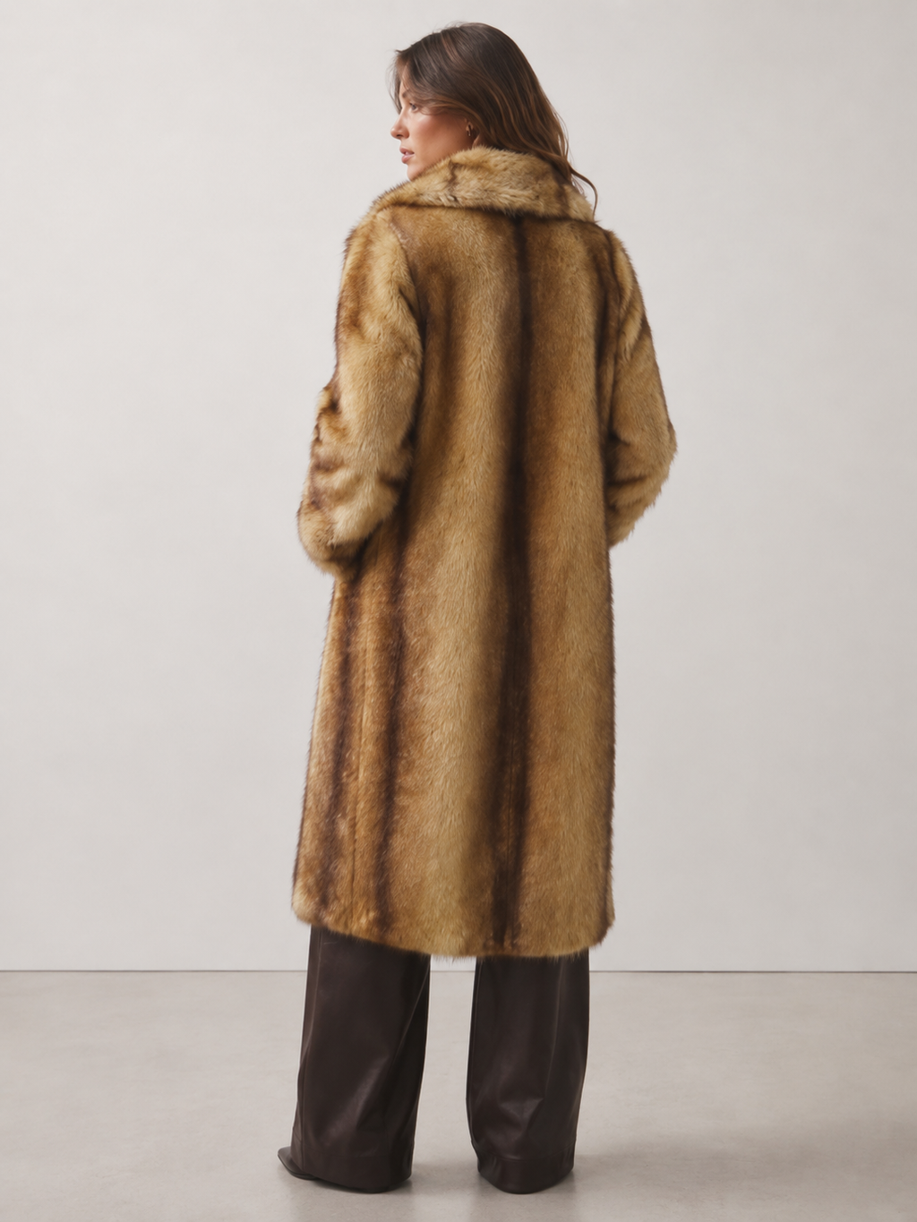 Nessa Oversized Faux Fur Long Coat
