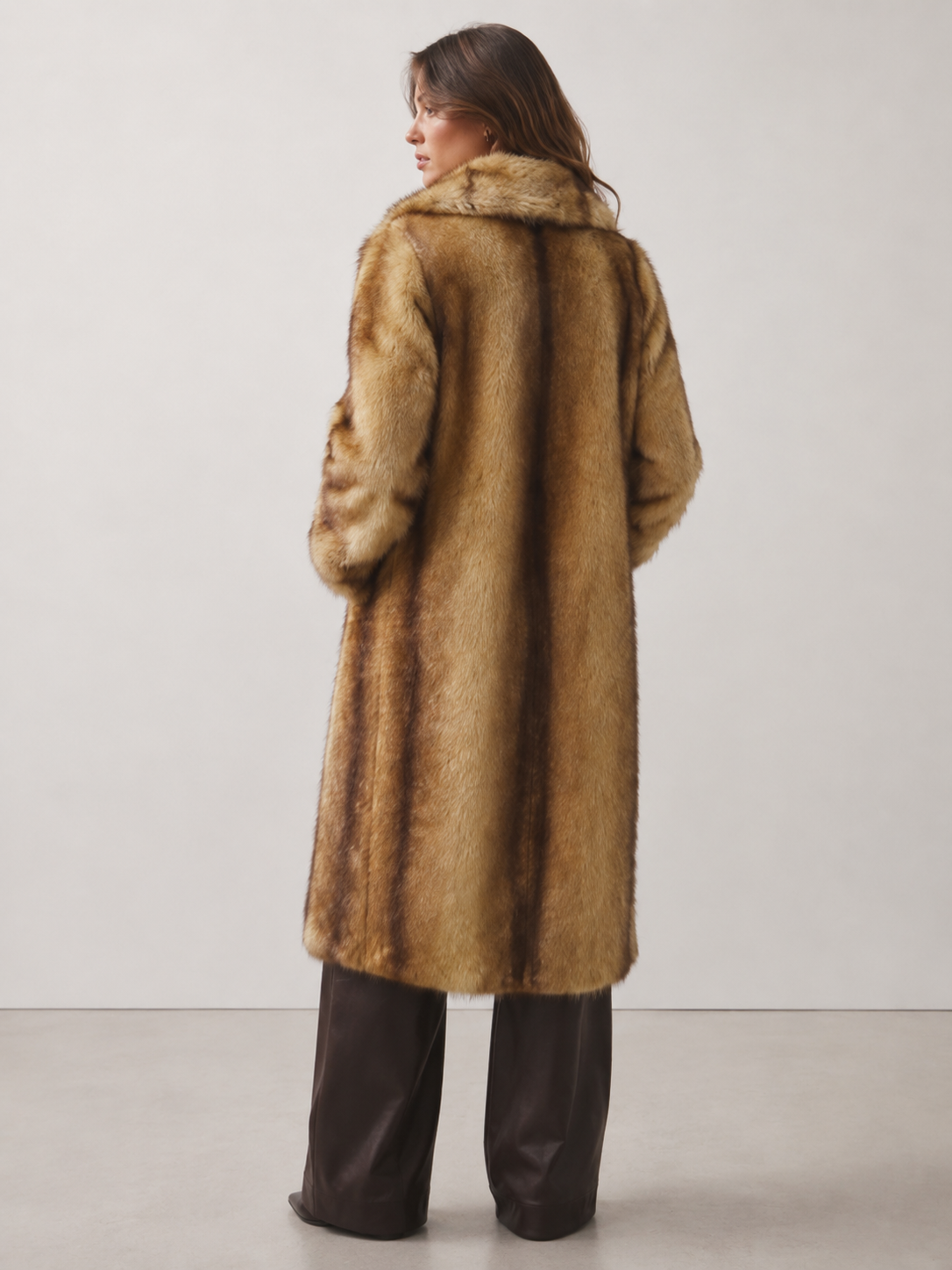 Nessa Oversized Faux Fur Long Coat