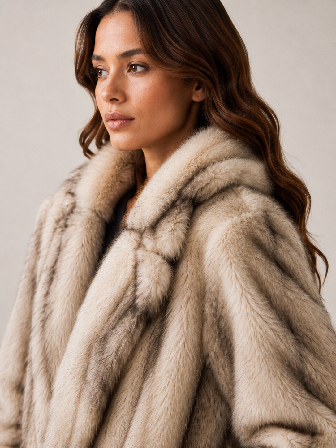 Nessa Oversized Faux Fur Long Coat