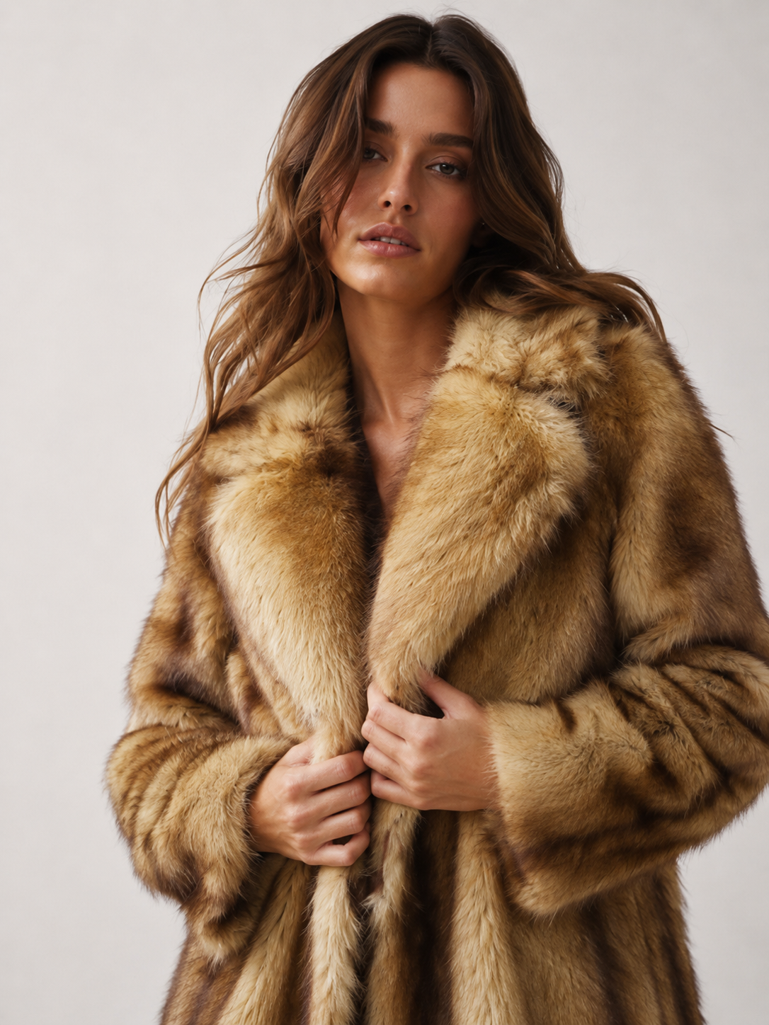 Nessa Oversized Faux Fur Long Coat